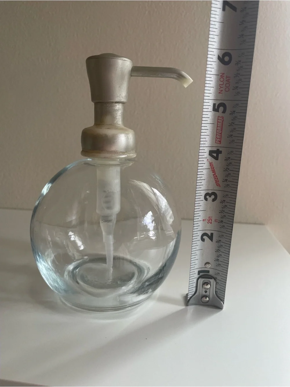 Glass Ball Soap Dispenser